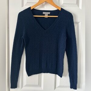 Grayson & Dunn | 100% Cashmere V-Neck Sweater | Size Medium